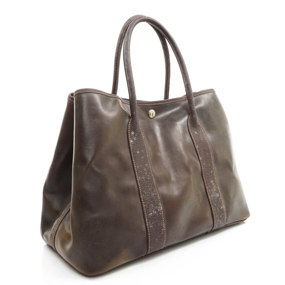 Auth Hermes Tote Bag Amazonia Rubber #13540H19 - Picture 4 of 14